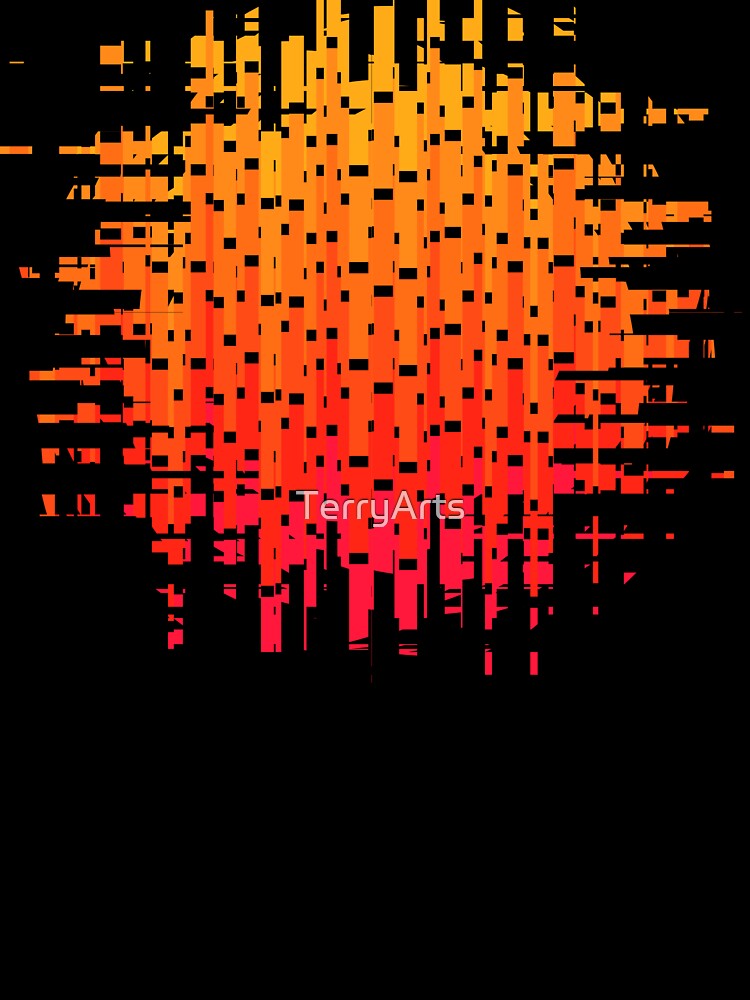 Spotty Retro Sunset Abstract Fun Sun Aesthetic - or Abstract City Lights 4 of 4 by Beachy