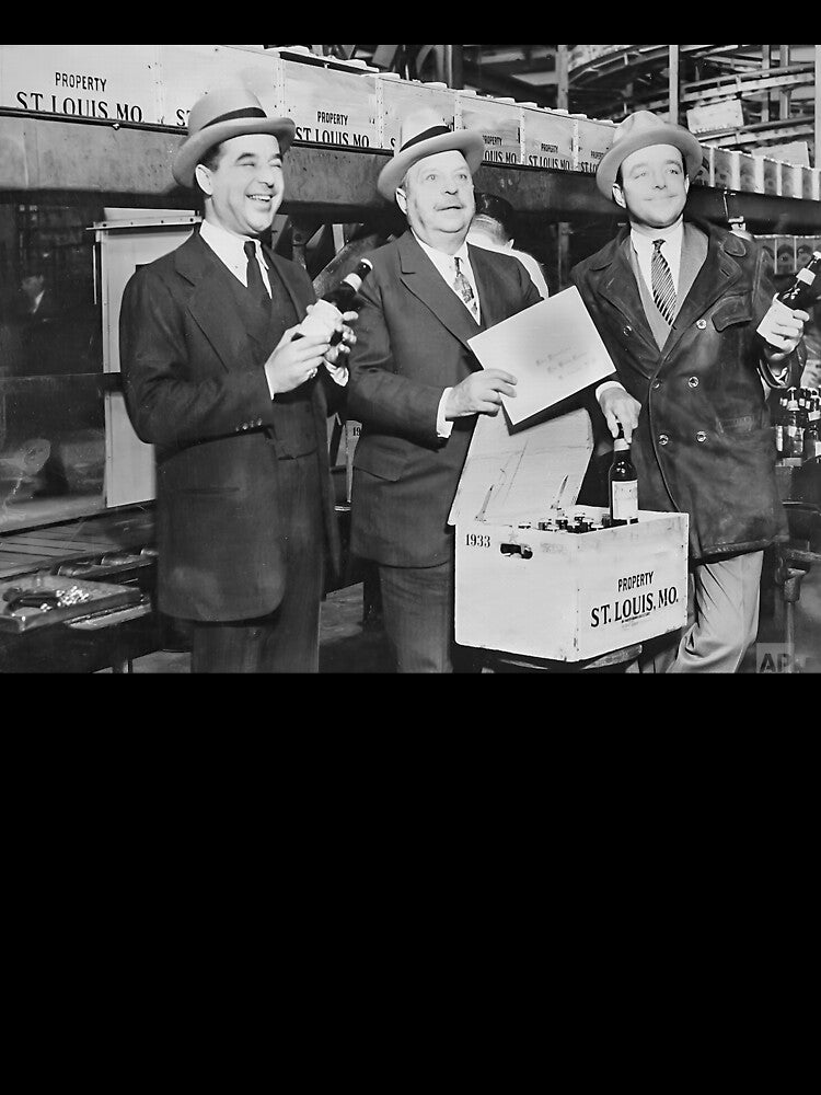 Beer Men, Prohibition, Beer Bottlers, Vintage Black and White Old Photo by IconicArchive