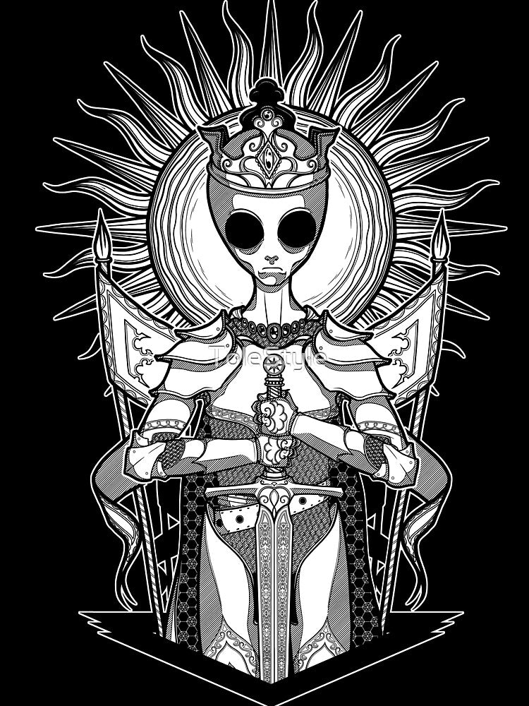 The alien King Arthur - Black version by ToleStyle