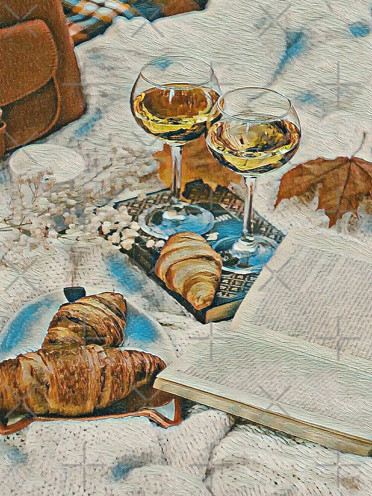 Crosons Reading Wine - Vintage Bottle Label by Galathi Designs