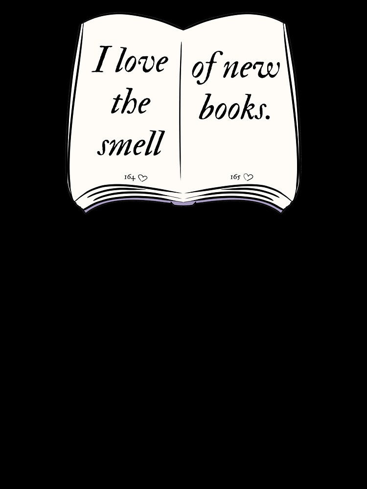 I love the smell of new books by HugSomeNettles