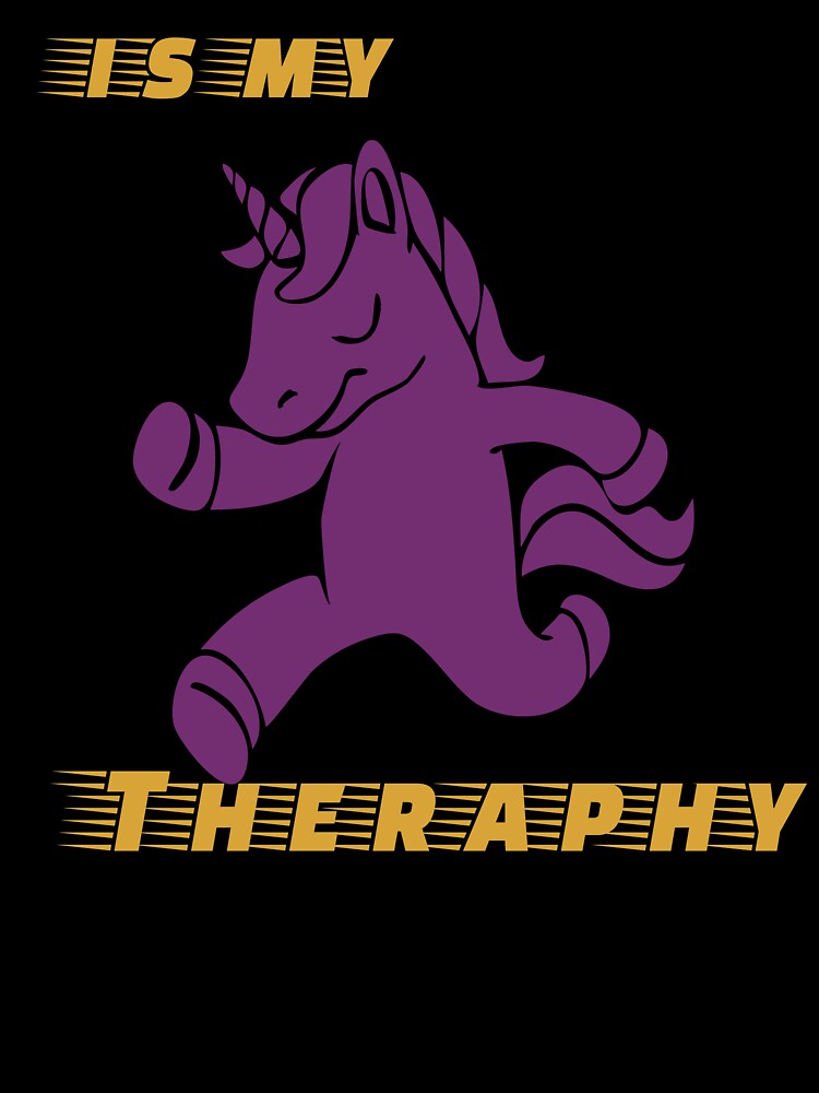 Running is my therapy by Pixelcraftsmith