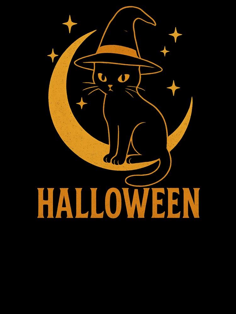 black cat and Halloween by Digital Art and Funny Pets