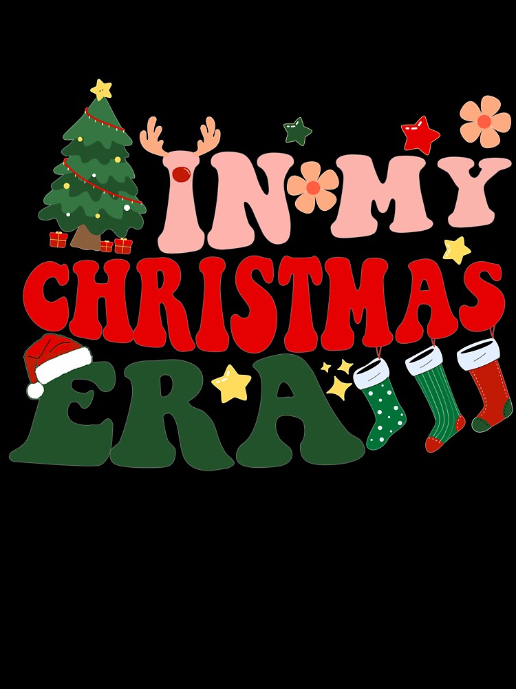In My Christmas Era | Cute Groovy Christmas Holiday Xmas by Sofia Rose Design ⭐️⭐️⭐️⭐️⭐️