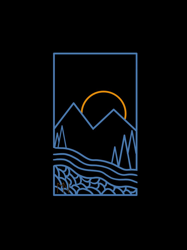 Minimalist Mountain by ModernNature