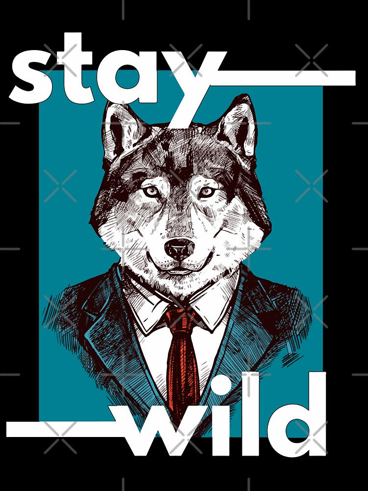 Stay Wild Buiesness Wolf by mouad naouiri