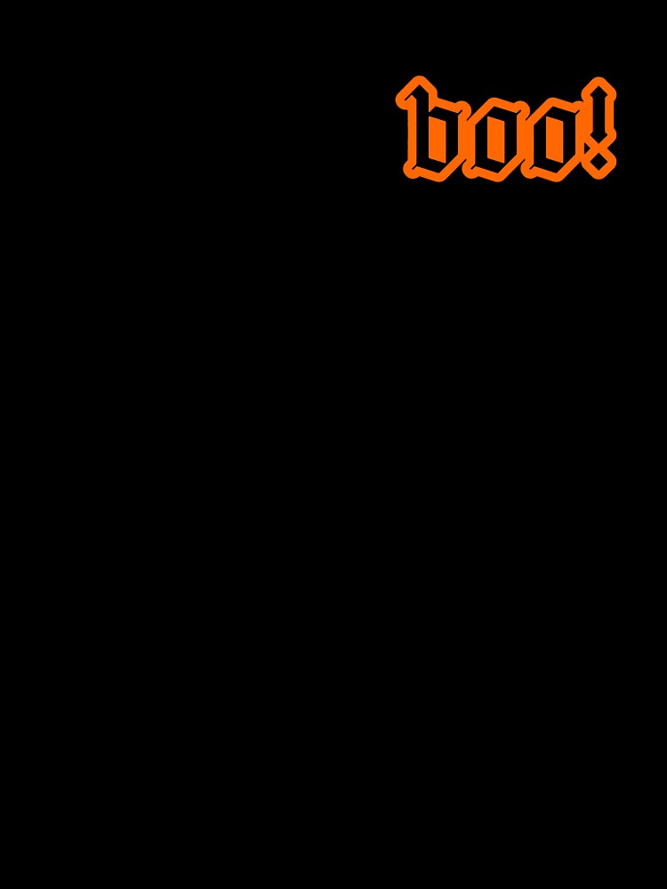 Boo! Halloween, spooky by fangtasticprint