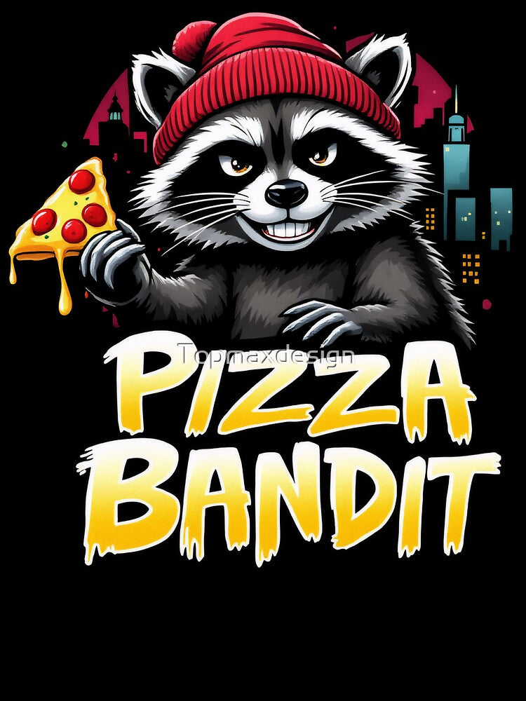 Raccoon Pizza Bandit by Topmaxdesign