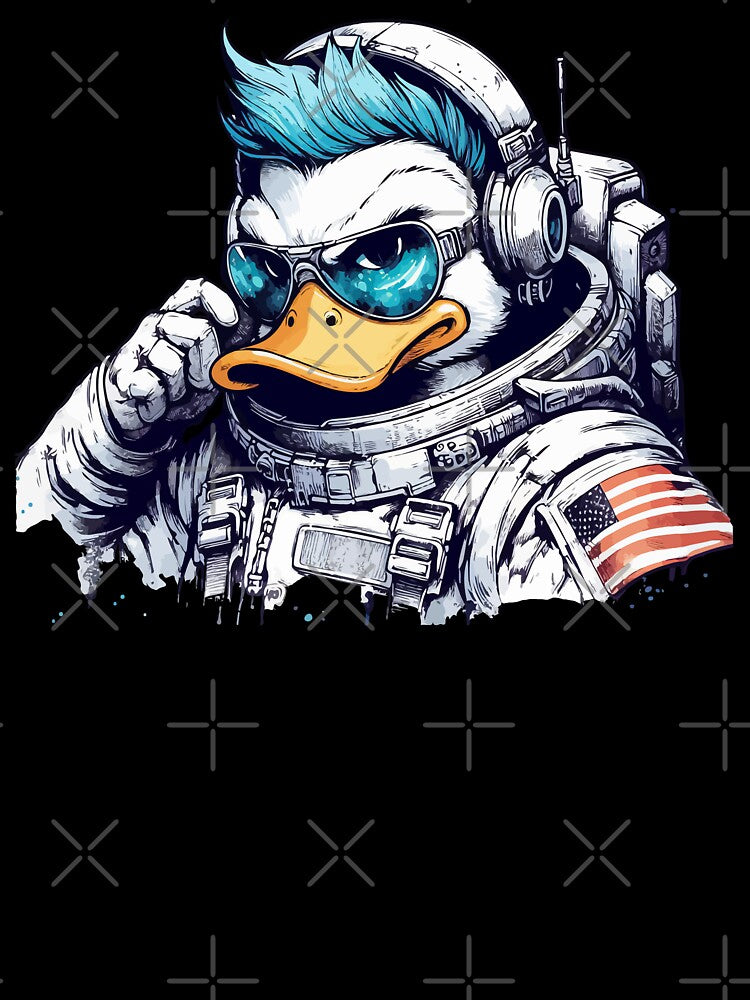 Cool Astronaut Duck by TomFrontierArt