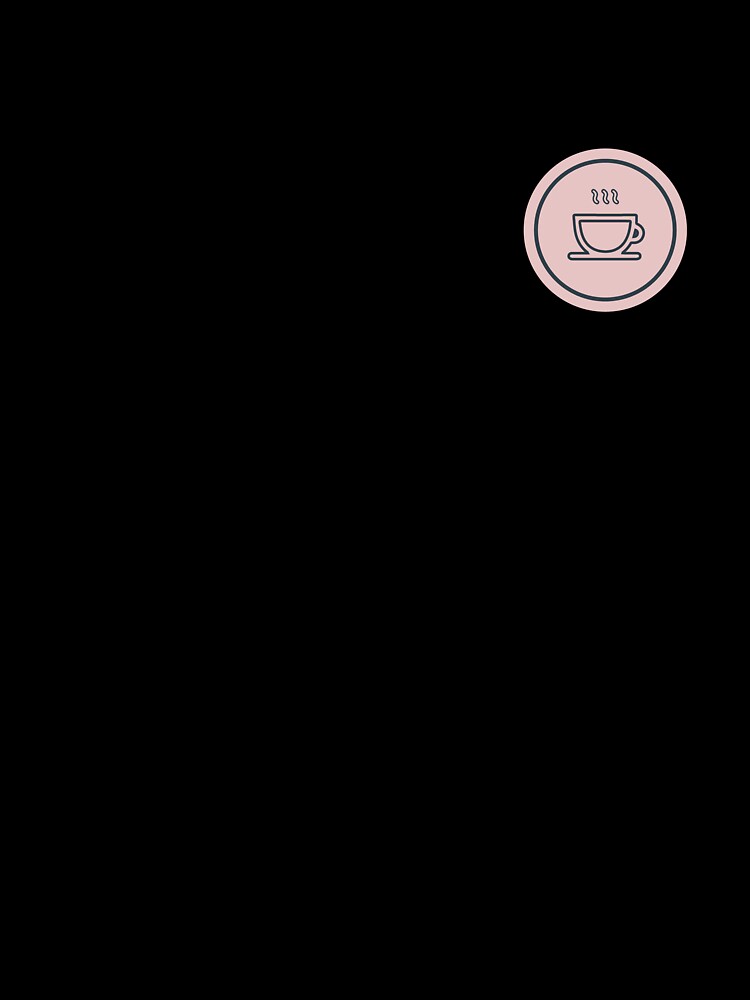 Pink Minimal Coffee Design by njcoffeebrew