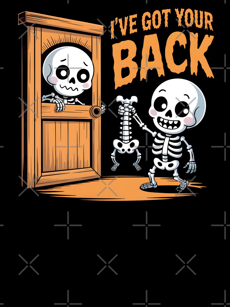 Ive Got Your Back - Halloween Skeletons by GRABAPSHOP