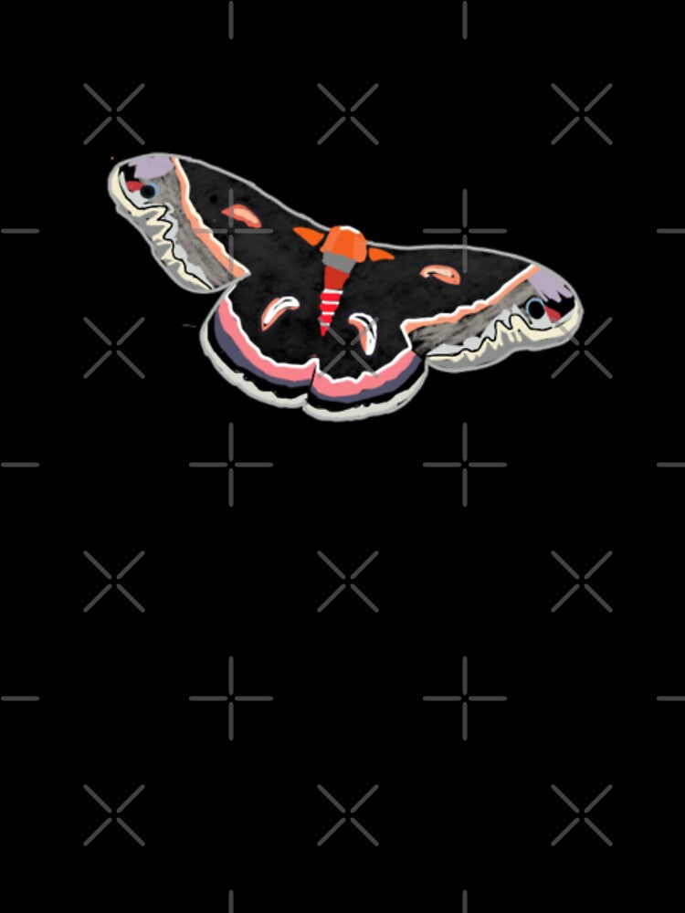 Colorful moth drawing! by BlueFireFerrets