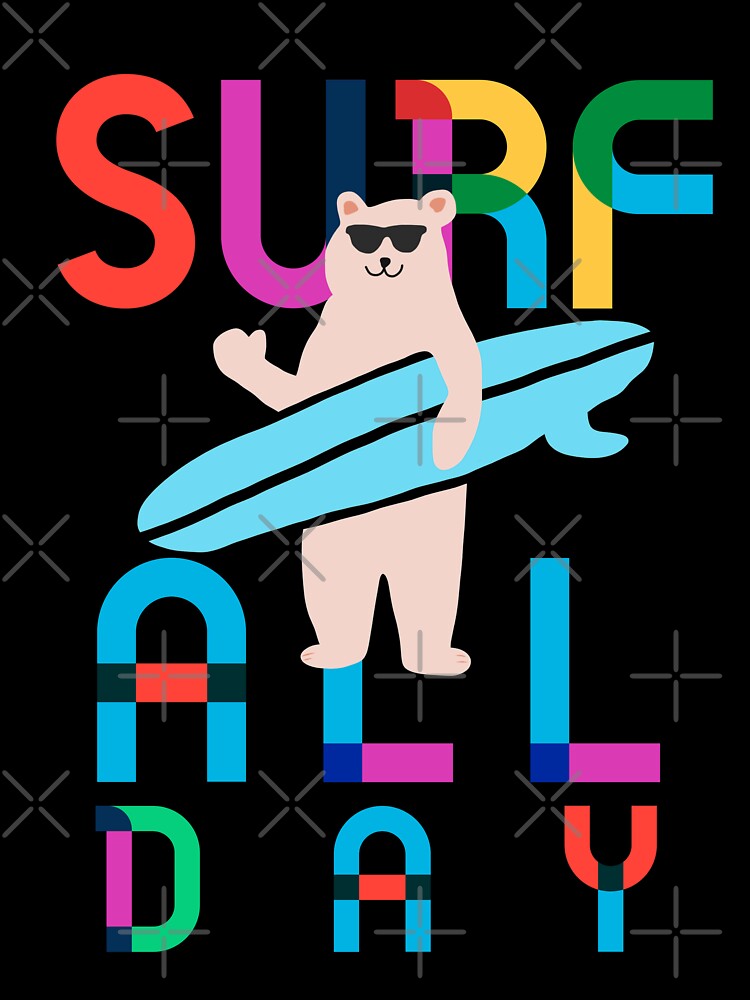 sUrfer life surf life coolness Australia bear surf by Tropical Blood