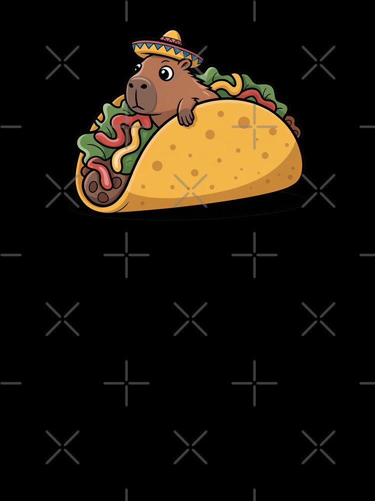 Capybara Taco Funny Food Design by MonkiFlipp