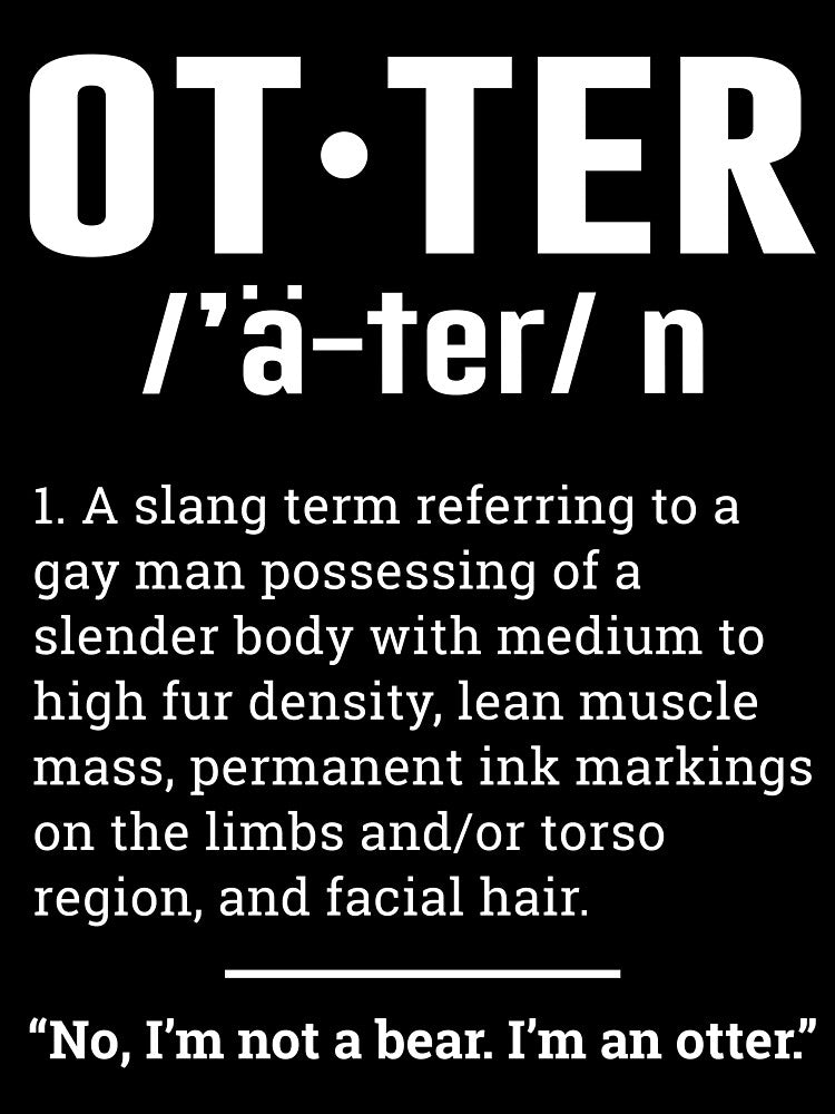 Funny otter saying by Imutobi