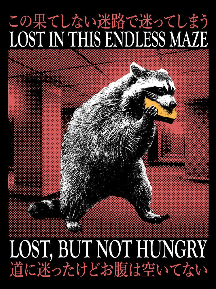 Lost in this Endless Maze Raccoon by VintageMedatsu