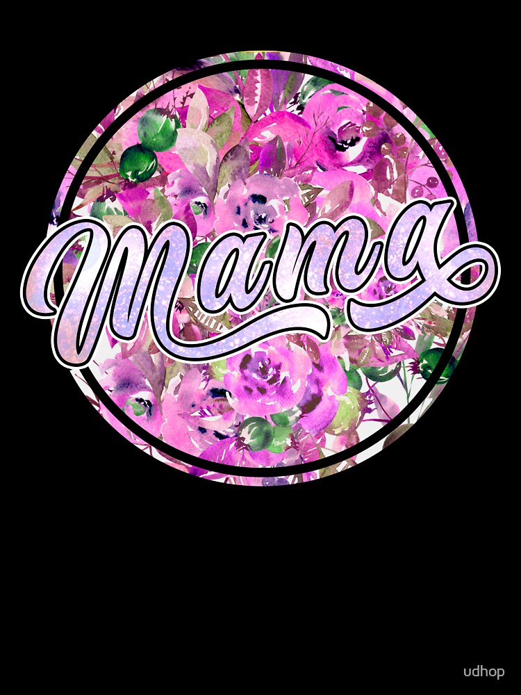 Mama Watercolor Floral by udhop