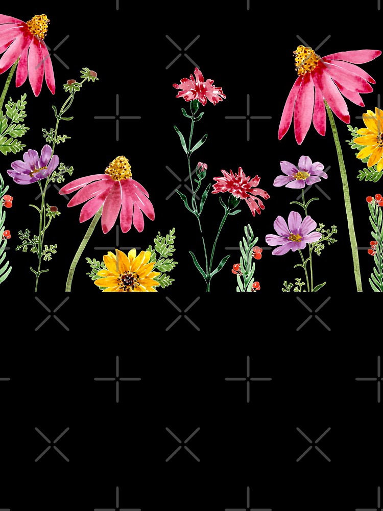 Floral painting - wildflowers by PetitMartin