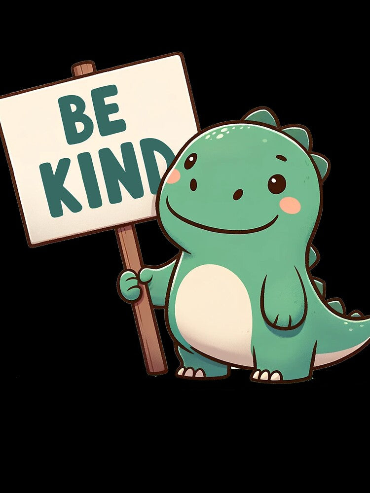 Be Kind Teacher Anti-Bullying Dino Kindess Men Boys by BlueBerry-Pengu
