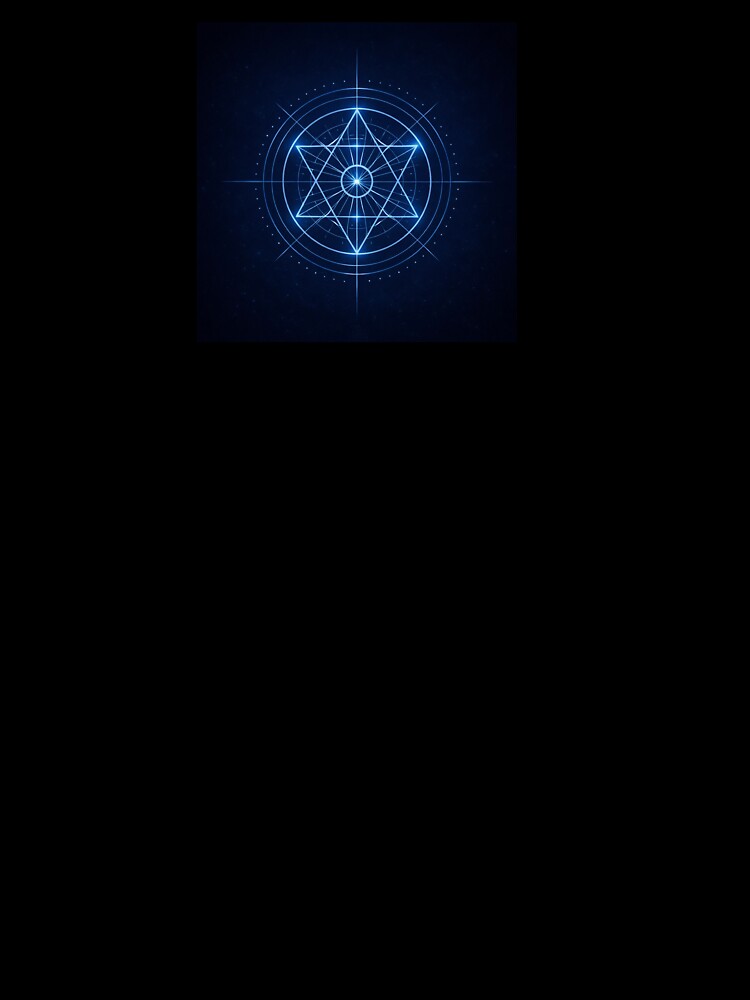 Axiom Signal Depth – Midnight Sacred Geometry by SIGILOFSOURCE