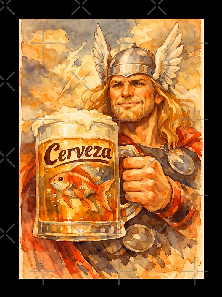 Thor with Cerveza by Sarcastic designs