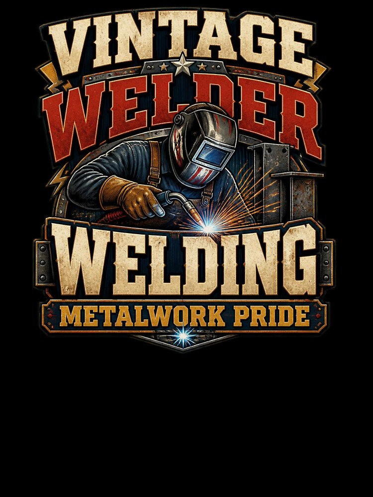 Vintage Welder Welding Metalwork Pride by AdicretorDesign