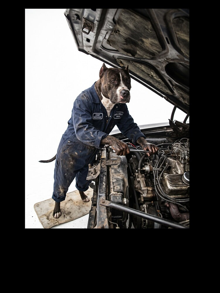 Pitbull Mechanic Expert by PictoVibe