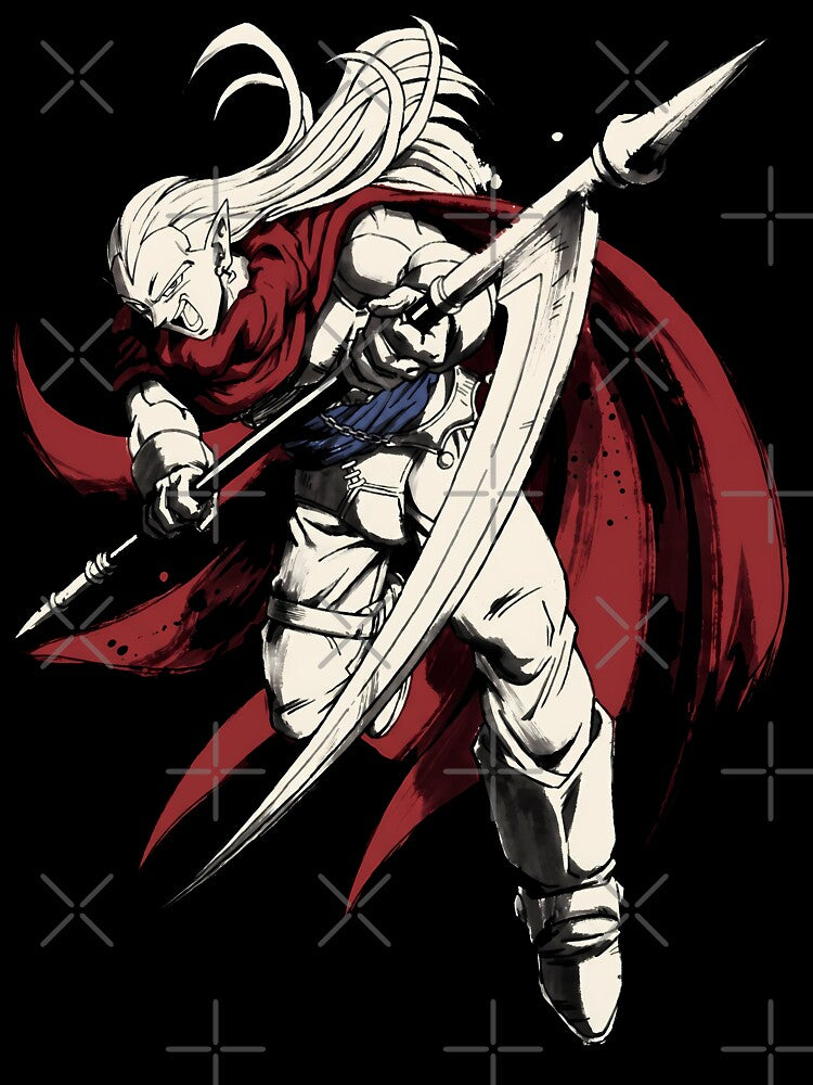 Magus Chrono Trigger Sumi-e Gamer Graphic Tee by Senpaiwaves