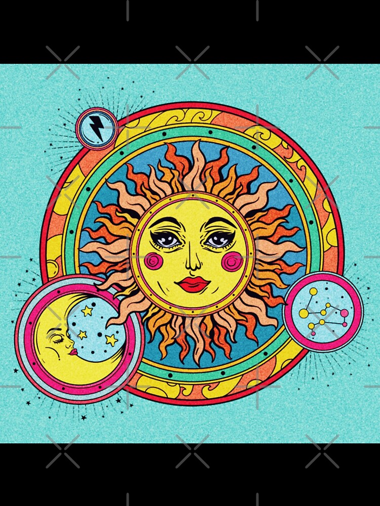 Celestial Sun and moon by boojun