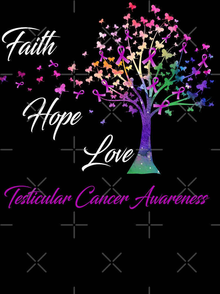 Ribbon Tree Faith Hope Love Sleep Apnea Awareness by Tadmab