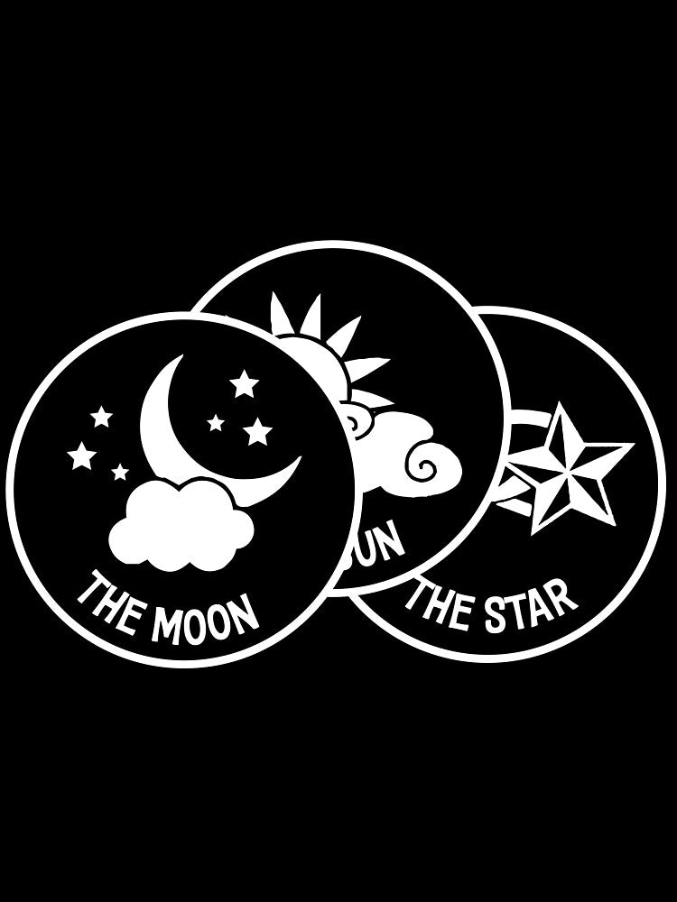The Sun The Moon The Stars T-Shirt, Sun Shirt, Moon Shirt, Stars Shirt, Celestial Shirt, Mystical Shirt, Tarot Card Shirt, Astrology T-Shirt by UrbanJupiter1
