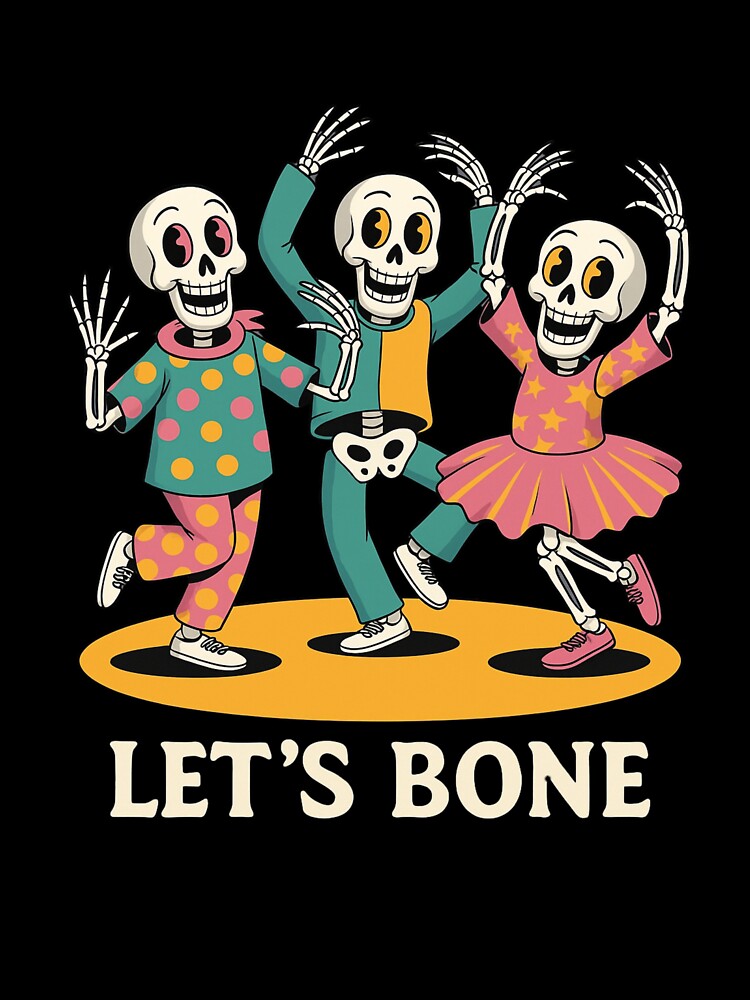 Dancing Skeletons Dance Challenge Halloween – Join the Festive Fun with Spooky and Playful Skeletons Dancing to Celebrate the Season by Marpin91