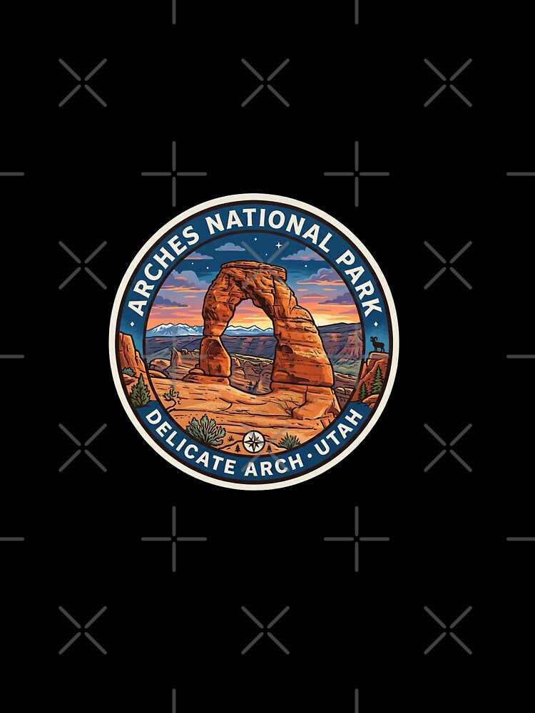 Arches National Park  Utah Us National Parks by TulipaGraphics
