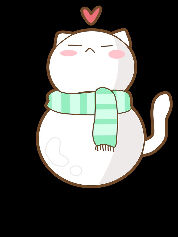 Snowman Cat by Gemmazzurra