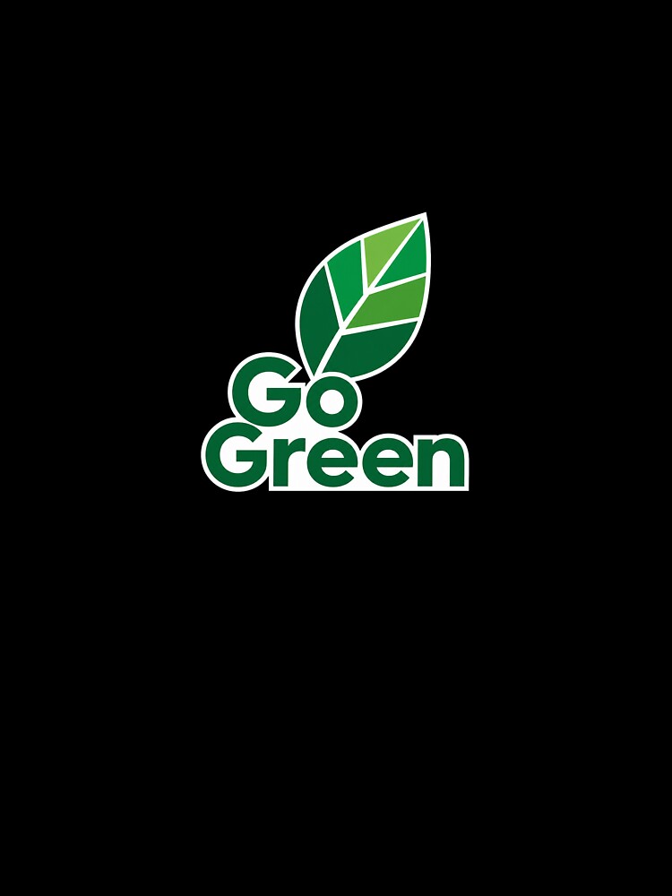 Go Green - Minimalist Eco-Friendly Leaf Design by DesignerSator