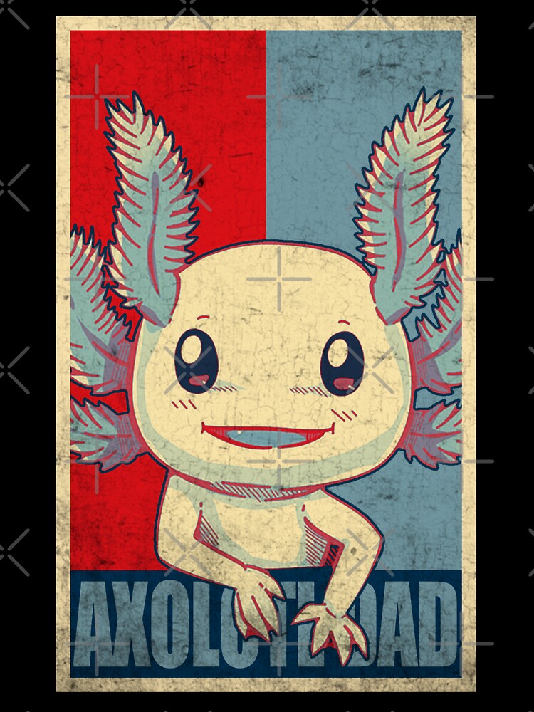 Vintage Axolotl Dad by Africanob