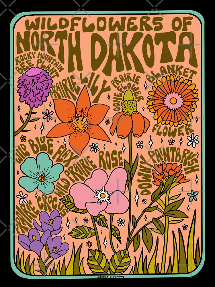 North Dakota Wildflowers by doodlebymeg