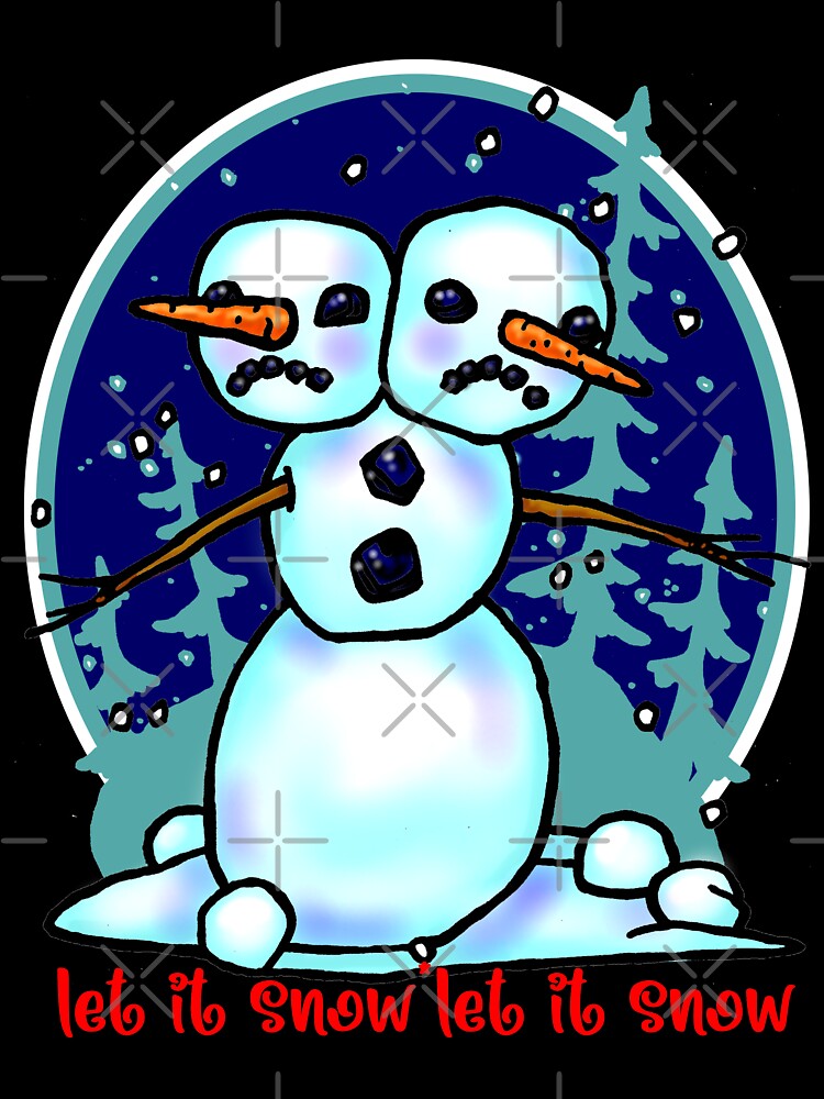 weird snowman  -2 by sandpiperstudio