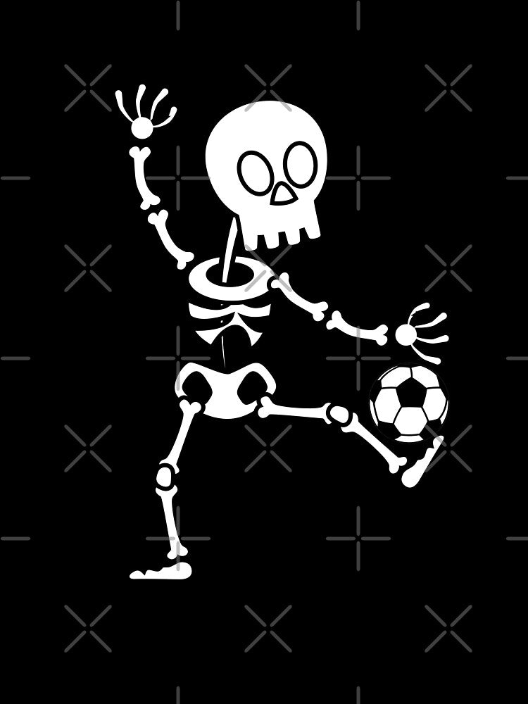 Skeleton Soccer Player Funny Halloween by ijdesigns