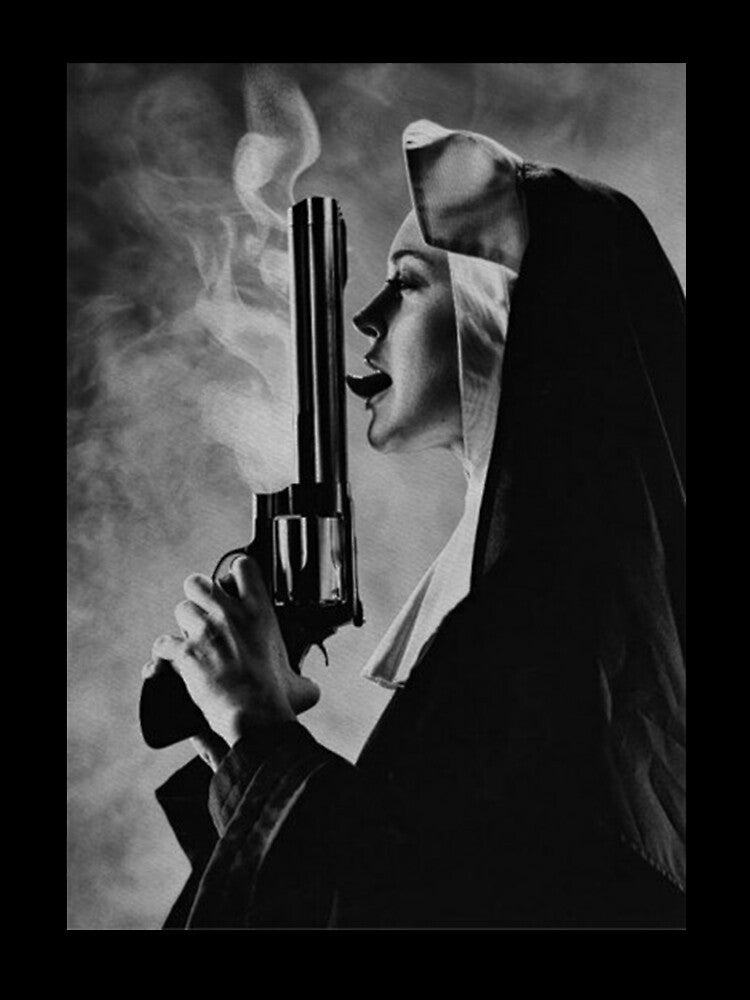 Licking the Pistol by guilbelopez