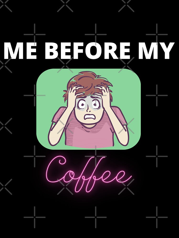 panic mode me before my coffee by Rahhal