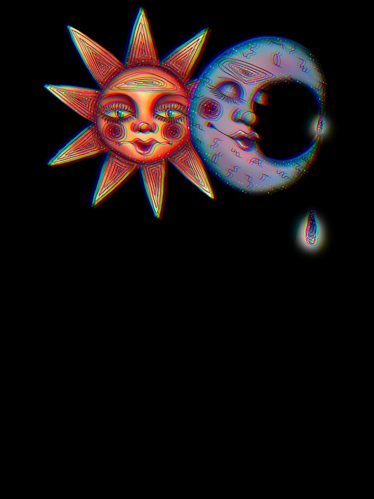 Sun And Moon Artwork by Artsyeyrika