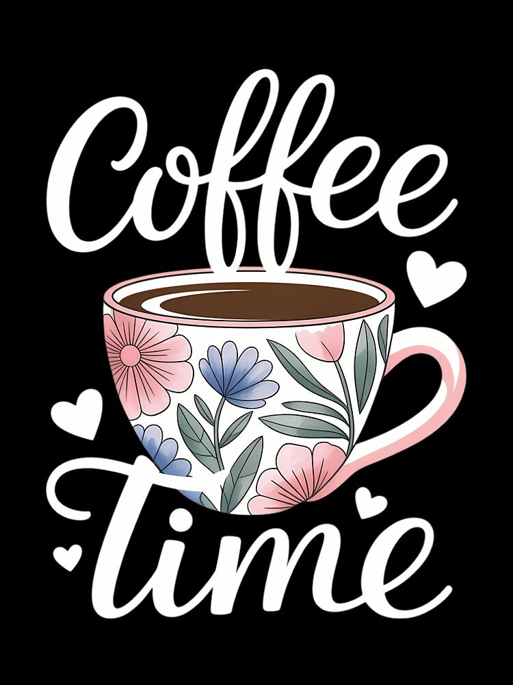 Coffee Time Cute Coffee Lover Women by IdunayaStore