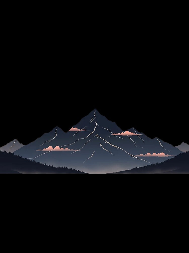 Minimal Mountain Landscape by Articooler
