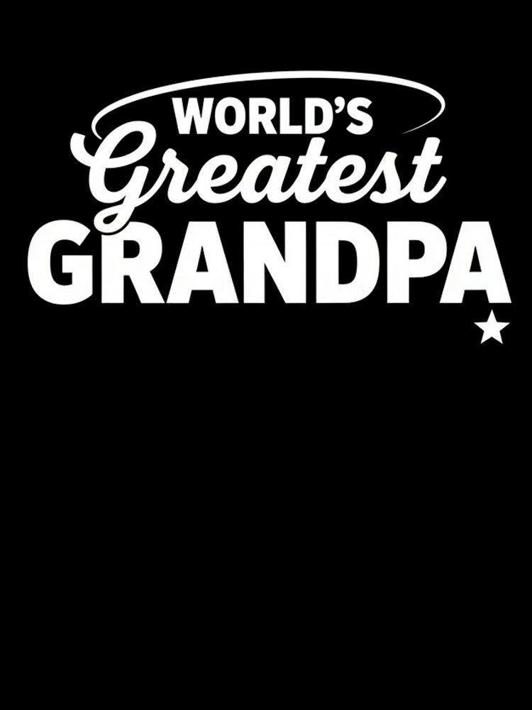 World's Greatest Grandpa Grandfather Family Grandparent Gift by salmzouriart