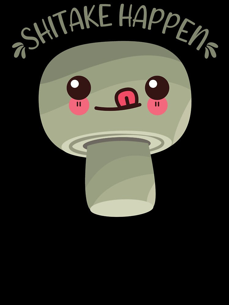 Shitake happen Kawaii mushroom by KawaiiPark