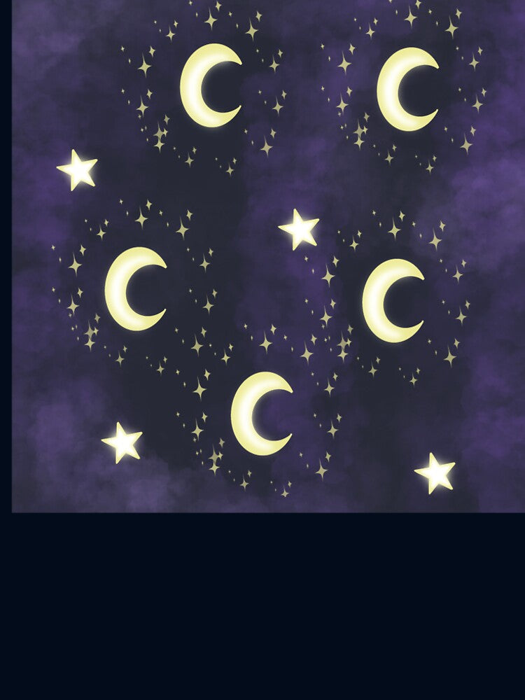Moon and stars by Emendi