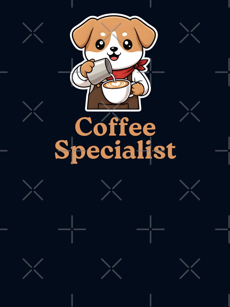 Coffee Specialist – Kawaii Dog Barista by Dino-Lune