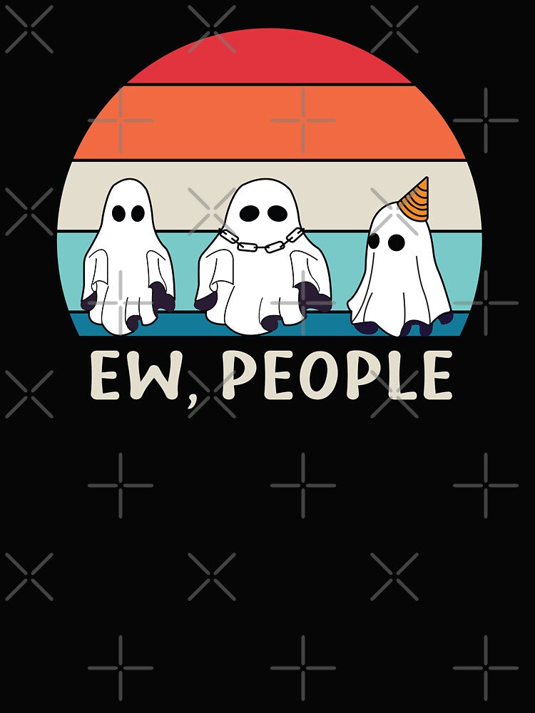 Ew, People Vintage Halloween Ghost by The High Hippo