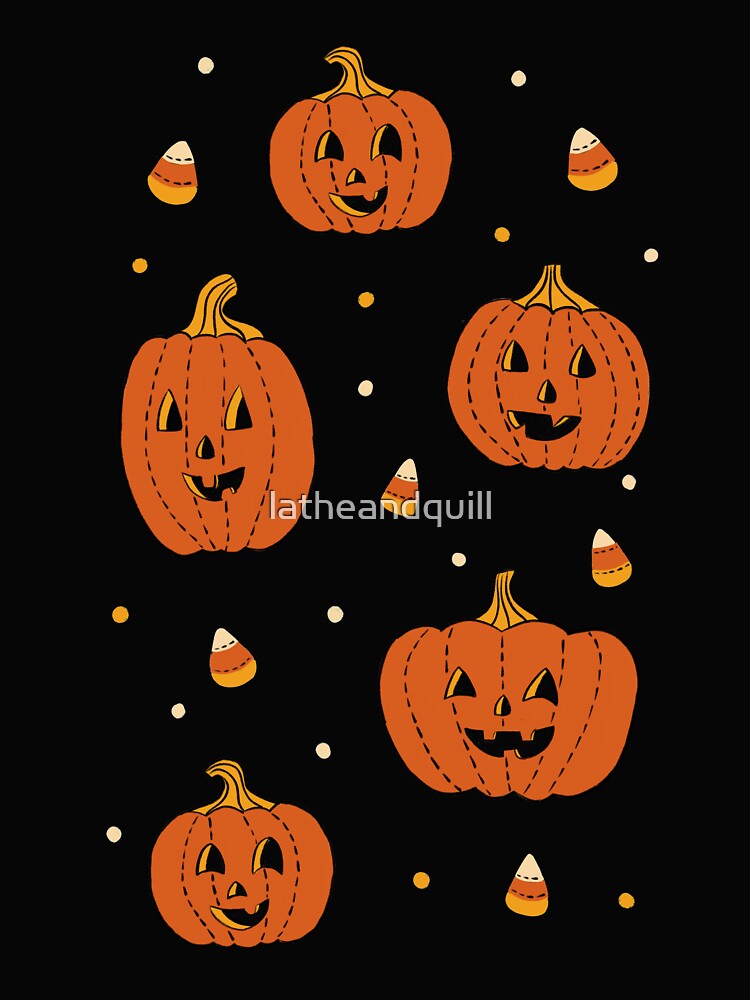 Happy Pumpkins by latheandquill